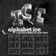 Moule à glaçons alphabet