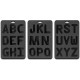 Moule à glaçons alphabet