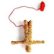 Mangeoire saut &agrave; l'elastique -Bungee bird feeder